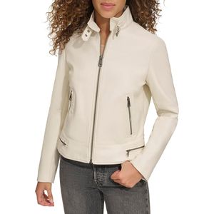 New Causal Vintage PU Leather <b>Jacket</b> Coat <b>Men</b> Spring Outfit Design Motor Biker Pocket Leather <b>Jacket</b> New Arrival <b>Men's</b> Casual - Product Image 4