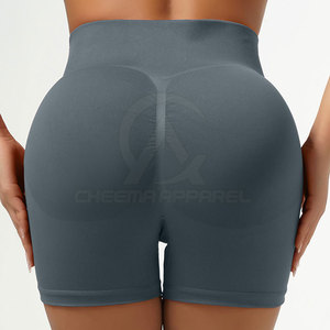 Shorts de sport décontractés à taille ajustable, respirants, légers, en tissu extensible, effet push-up, pour le fitness - Product Image 4