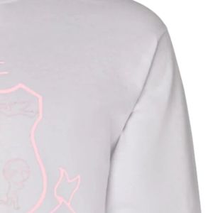 Sweat-shirt blanc à manches longues, col rond, imprimé graphique, décontracté, pour femme, vêtement de sport, avec poignets côtelés, mode quotidienne - Product Image 3
