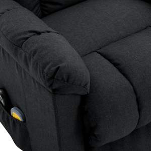 เก้าอี้นวดปรับเอนด้วยไฟฟ้าผ้าสีเทาเข้ม - Product Image 6