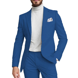 Customizable Men's Solid Color Three-Piece <b>Suit</b> Set Business Casual Notch Lapel Single Breasted Design Slim-Fit <b>Suit</b> Set - Product Image 5