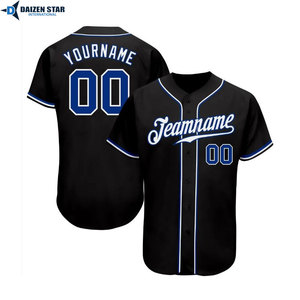 Maillot de baseball à boutons personnalisé par sublimation – Tenue athlétique - Product Image 4