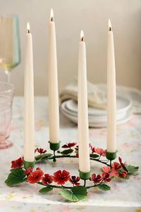 Irregular Glass <b>Lantern</b> <b>Candle</b> Holder with Gold Leaves and Pearls Tapered Design for Home Decoration Heat Resistant Reusable - Product Image 5