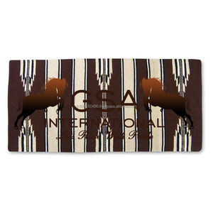 Manta de Silla de Montar Estilo Ecuestre Occidental, Algodón/Acrílico, 30x60, Tejida a Mano, Estilo Navajo Tradicional, Cómoda para Montar - Product Image 6