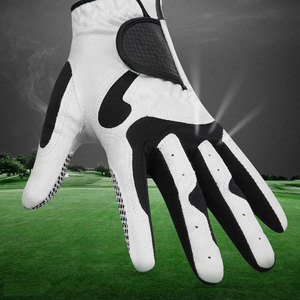 Guantes de Golf Premium de Piel Cabretta, Dedos Completos, Correa de Muñeca Ajustable, Secado Rápido, Transpirables, Absorben la Humedad, Ligeros y Suaves - Product Image 5