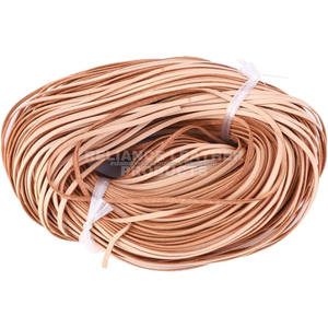 3mm Natural Color Flat <b>Leather</b> Cord Genuine <b>Leather</b> Strip for Jewelry Making DIY Craft - Product Image 1
