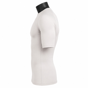 T-shirt de compression performant pour hommes, manches courtes, écologique, respirant, séchage rapide, sous-vêtement de sport, protection anti-UV, gym - Product Image 3