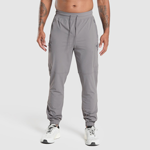 Pantalon de survêtement pour homme, respirant, léger, en molleton doux, décontracté, pour l'hiver, en coton, avec cordon de serrage - Product Image 1