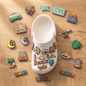 Fournisseur en gros de breloques pour chaussures en PVC, décoration de chaussures avec logo personnalisé, production OEM pour distributeurs, détaillants et marques de chaussures - Product Image 2