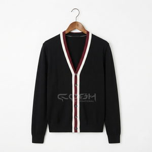 Cosh เสื้อสเวตเตอร์ถักนิตติ้งมีกระดุมสำหรับใส่ฤดูใบไม้ร่วงโลโก้ได้ตามต้องการ - Product Image 3