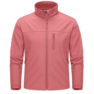 Custom Men’s Softshell Jacket Waterproof Windproof Outdoor Jacket Stand Collar Full <b>Zip</b> Lightweight Performance Jacket OEM ODM - Product Image 2