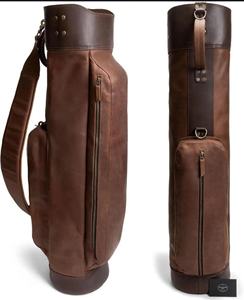 Leather <b>golf</b> bag customize logo customize colour customize size cow skin high quality bag sport bag - Product Image 2