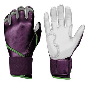 Gants de frappe de baseball Cabretta pour hommes, à doigts fendus, avec maintien sécurisé du poignet, respirants, haute performance, équipement sportif, direct usine - Product Image 6