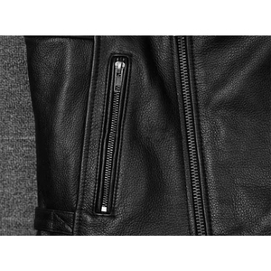 Gilet en cuir véritable pour homme, à porter en hiver, gilet en cuir tendance à vendre, nouvelle arrivée, gilet en cuir - Product Image 6
