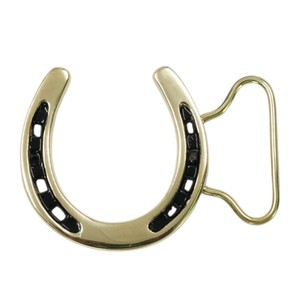 Ceintures en cuir véritable épaisses personnalisées pour adultes, style équestre, ceinture décontractée de luxe pour femmes avec boucle en fer à cheval dorée 2026 - Product Image 4