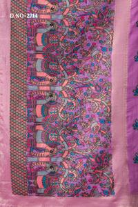 Sari indio de diseñador para mujer con bordados elaborados y lentejuelas, perfecto para bodas y festivales. - Product Image 5