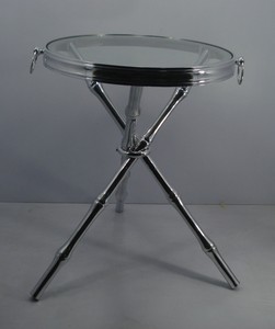 โต๊ะอะลูมิเนียมชุบนิกเกิล - Product Image 1