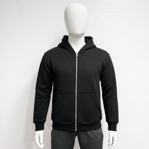 Wholesale Mens Hoodie Distributor Zip Hoodie Bulk Inventory Cotton Hoodie for Retailers USA Buyers - Product Image 4