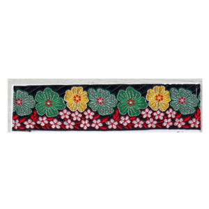 Cinta de encaje estrecha de poliéster jacquard con bordado para accesorios de ropa africana DIY - Product Image 5