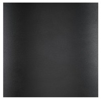 Plateau de table en bois d'acacia massif à bords naturels avec motif rainuré, noir profond, avec base en métal, table basse attrayante pour le salon