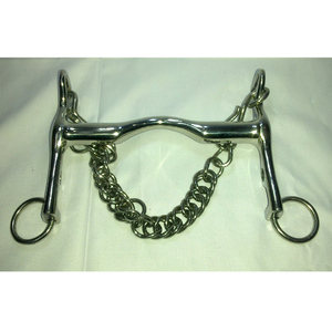 Nouveau ZUMA ENTERPRISES Mors de cheval en acier inoxydable Pelham Weymouth Curb, Équipement équestre, Service de conception OEM, Modèle - Product Image 6