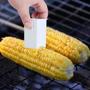 "2 Pack Plastic Butter Spreader with Corn Cob <b>Holder</b> & Covers for Pancakes Waffles Bagels <b>Toasts</b>" - Product Image 2