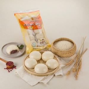 [MILWON] Colección de Comida Coreana para Tiendas: Snack de Frijol Rojo, Panecillo Coreano al Vapor de Trigo 500g, Producto para Mostrador de Cafetería - Product Image 2