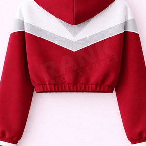 Sudaderas con Capucha para Mujer de Fábrica Profesional, Suaves al Tacto, Atuendo Elegante, Sudaderas Cortas con Capucha para Mujer de Marca Privada - Product Image 6