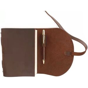 Vintage <b>A5</b> Leather Hardcover Notebook with Sewing Binding Planner <b>Diary</b> Travel Journal Gift Box - Product Image 2