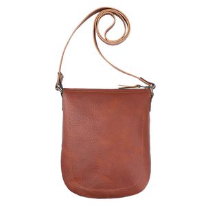 Sac bandoulière en cuir marron de qualité supérieure pour femmes, commande en gros, sac messager à rabat à prix abordable - Product Image 1