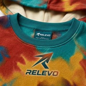 Sudadera de cuello redondo de algodón grueso transpirable tipo gofre de primera calidad para hombre, estilo casual urbano, forro polar, invierno - Product Image 3