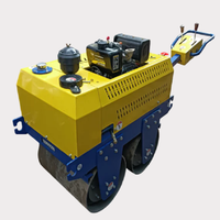 Rouleau compacteur à double tambour de qualité supérieure pour la compactation du sol et de l'asphalte, destiné aux projets de construction et de réparation routière