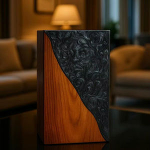 Boîte à bijoux en résine Ocean Foam, style moderne et luxueux, pour le salon - Product Image 1