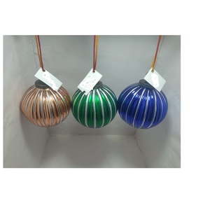 Adorno Navideño Colgante en Forma de Bola, Hecho a Mano, con Acabado Brillante, Decoración Navideña para el Hogar, Regalos de Navidad - Product Image 2