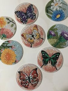 Posavasos Decorativos con Cuentas Bordadas, Forma Personalizada, Acabado Hecho a Mano de Lujo para Hogares Modernos - Product Image 4