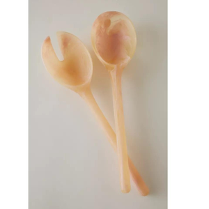 Cuillère à salade en résine perlée, nouveau style, design européen et américain, pour la maison et la cuisine des hôtels, outil de service alimentaire - Product Image 2
