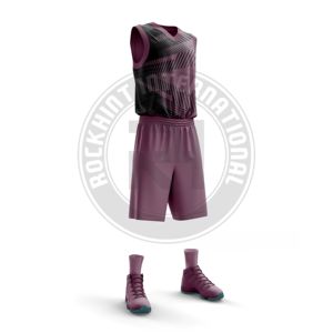 Tenue de basketball de compétition en polyester, toucher doux, coupe confortable pour les entraînements et les matchs des joueurs - Product Image 3