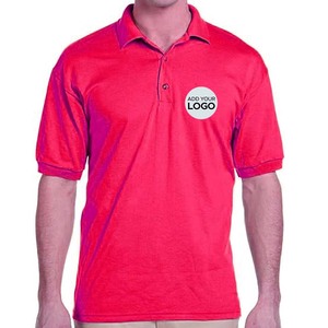 Camisetas de Golf de Alto Rendimiento, Tejido Sólido, 100% Algodón, Secado Rápido, Manga Corta, para Hombre - Product Image 4