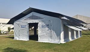 Carpa de Alto Rendimiento al por Mayor, HPT 24m2 48m2 72m2, Carpa Estándar Impermeable para Emergencias y Alivio, Carpa Multiusos - Product Image 6