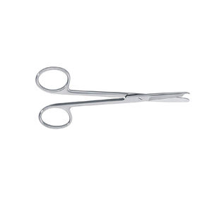 กรรไกรสแตนเลสสตีลเรย์โนลด์ส ไอริส แบบตรง 9 ซม. ออกแบบพิเศษ ใช้งานด้วยมือ ระดับ Class I เครื่องมือผ่าตัดแบบใช้ครั้งเดียว โดย Grip Surgical - Product Image 1
