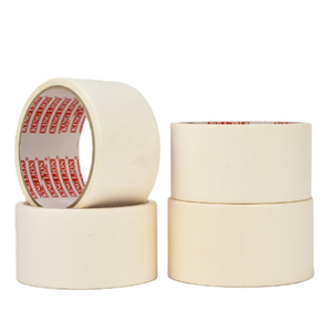 Price Easy Remove Waterproof Masking Sensitive Crepe <b>Paper</b> Car Rubber Single Paint Tape High Quality Adhesive Sticker Low - Product Image 2