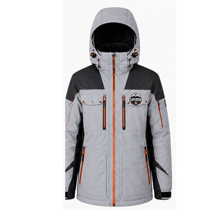 Men's Heavy Winter Parka <b>Jacket</b> with Adjustable Drawstring Hood, Thermal Lining, Durable Fabric and Stylish Casual Design - Product Image 1