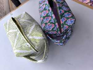 Bolsas de Maquillaje Acolchadas de Algodón con Estampado, Estilo Casual, para Uso Diario, Colores Variados, Bolsas de Aseo, Bolsas de Vanidad - Product Image 3