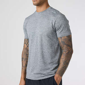 Ensemble de sport réfléchissant pour homme, été, doux pour la peau, t-shirts à manches courtes et shorts, 2 pièces, léger, pour l'entraînement et la gym - Product Image 5