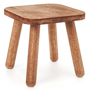 เก้าอี้ไม้วอลนัทพับได้พร้อมที่จับหนัง - งานฝีมือขายส่ง - Product Image 2