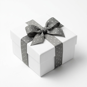 ริบบิ้นโกรเกรนลายจุดสีเทาขนาด 6 มม. จากนีลคามัล อินดัสทรีส์ สำหรับงานฝีมือ เย็บปักถักร้อย ห่อของขวัญ และตกแต่ง - Product Image 4