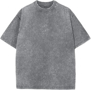 เสื้อเชิ้ตโอเวอร์ไซส์ทรงหลวมสไตล์ลำลองสำหรับผู้ชาย ดีไซน์ทันสมัย แขนสั้นแบบดรอปไหล่ พร้อมดีเทลเรียบง่าย - Product Image 2