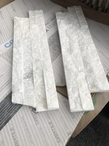 Meilleure Vente : Panneau de Pierre Naturelle Blanche Écologique, Marbre Fendu pour Revêtement Mural Intérieur/Extérieur, Utilisation en Salle de Bain et Appartement - Product Image 3