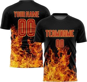 Camiseta de Fútbol Personalizada de Alta Calidad en Poliéster, Jersey con Impresión por Transferencia de Calor, Corte Automatizado, MOQ Bajo - Product Image 3