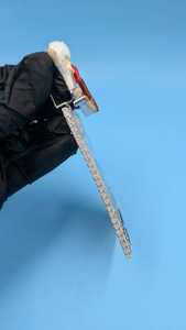 Colgante de llavero con póster de búsqueda de Monkey D. Luffy, de plata 925, estilo Hip Hop, con moissanita VVS, personalizable con nombre e inicial. - Product Image 2